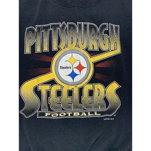 90s PITTSBURGH STEELERS FOOTBALL Gray 1995 NFL Swe